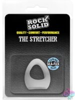 Translucent white dual-purpose stretcher ring with ball support by Rock Solid