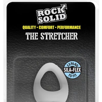 Translucent white dual-purpose stretcher ring with ball support by Rock Solid