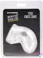 Clear stretchy cock cage with Dura-Tech construction by Doc Johnson