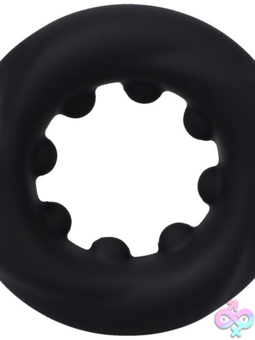 Rock Solid The Twist Silicone C-Ring Black - Image 2