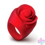 Rose Ring Discreet Finger Vibrator - Red - Image 2