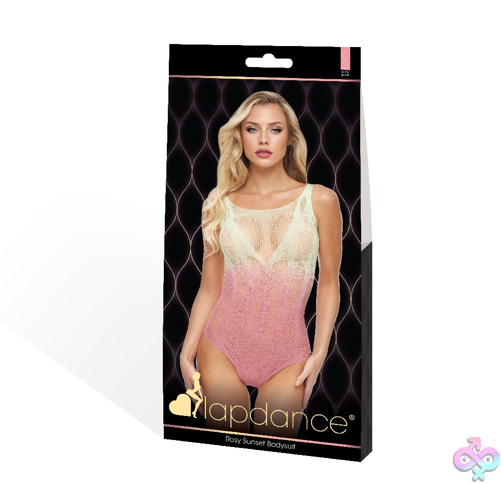 Discreet-Toys-Rosy-Sunset-Bodysuit-Os-X-Lc132 Rosy Sunset Bodysuit - Os - Image 1