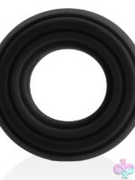 firm silicone erection ring Roto by Oxballs in black blue and clear