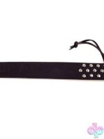 Rouge Leather Three Strap Paddle Black - Image 3