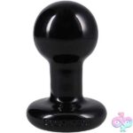 Round Butt Plug Large - Black - Image 3