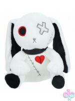 Cross-eyed white rabbit novelty gag gift figure small size by Shots Toys