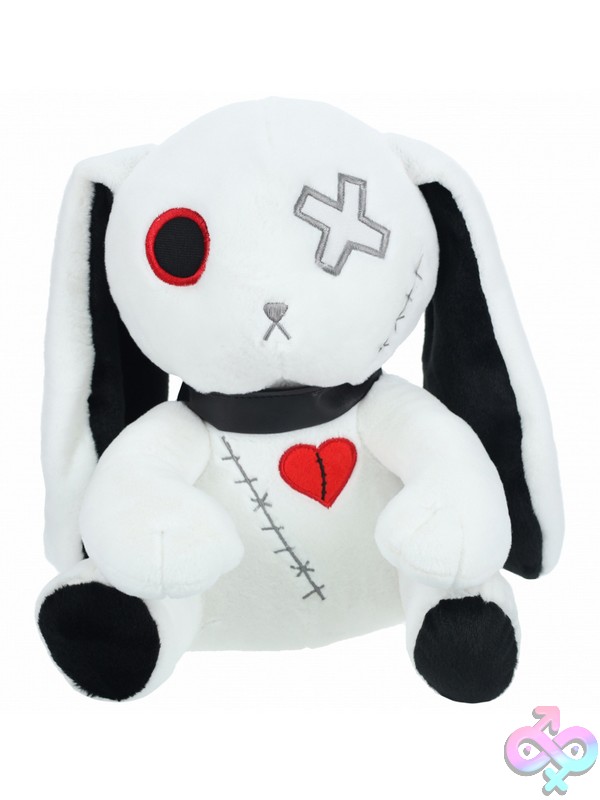 Discreet-Toys-S-Line-Rabbit-Cross-Eye-Small-White-Nu-St-Sli263Wht Cross-Eyed White Rabbit Novelty Gag Gift Figure Small Size By Shots Toys