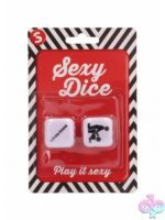 White sexy dice couples game by Shots Toys showing position and location faces