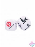 Take The Gamble Sex Dice – White - Image 2