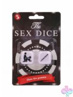 Take The Gamble Sex Dice in white by Shots Toys — couples position and location game dice
