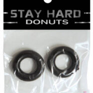 SI Novelties Sex Toys - Stay Hard Donuts - 2pack - Black