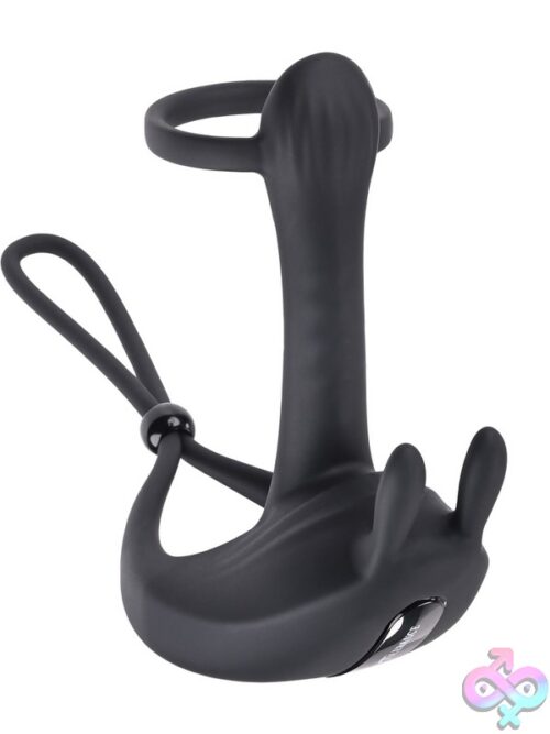 Saddle Up Vibrating Penis Ring &Amp; Girth Enhancer – Black - Image 2
