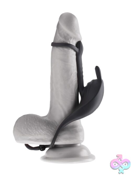 Saddle Up Vibrating Penis Ring &Amp; Girth Enhancer – Black - Image 3