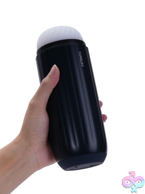 Svakom Sam Neo 2 Pro Automatic Masturbator – Dark Blue - Image 3