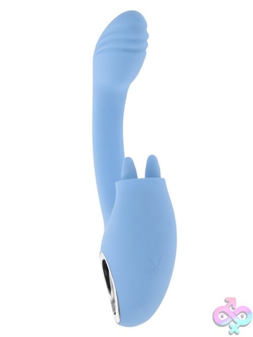 Sapphire Sky Deep Curve Rabbit Vibrator – Blue - Image 2