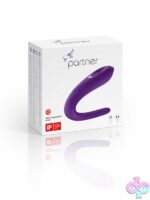 Satisfyer Double Classic wearable couples vibrator in purple silicone by Satisfyer