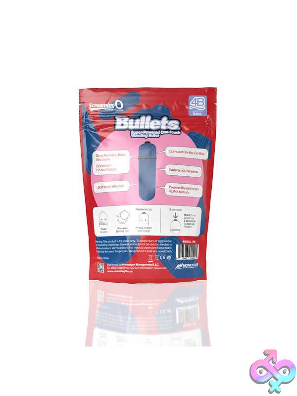 Discreet-Toys-Screaming-O-4B-Bullet-Super-Powered-One-Touch-Vibrating-Bullet-Blueberry-So-4Bbul-Bb Screaming O 4B - Bullet - Super Powered One Touch Vibrating Bullet - Image 1