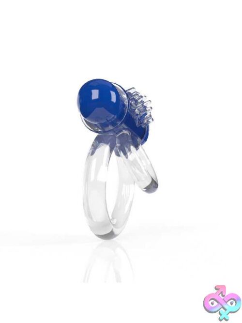Screaming O 4B - Double O Super Powered Vibrating Double Ring - Blueberry - Image 2