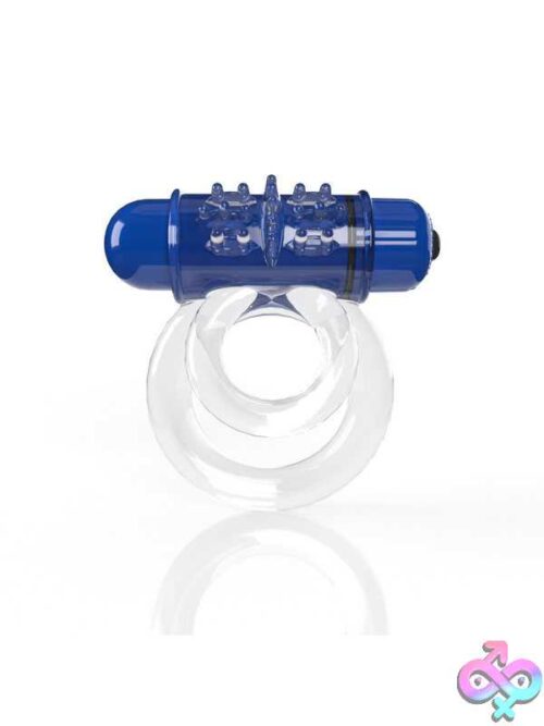 Screaming O 4B - Double O Super Powered Vibrating Double Ring - Blueberry - Image 6