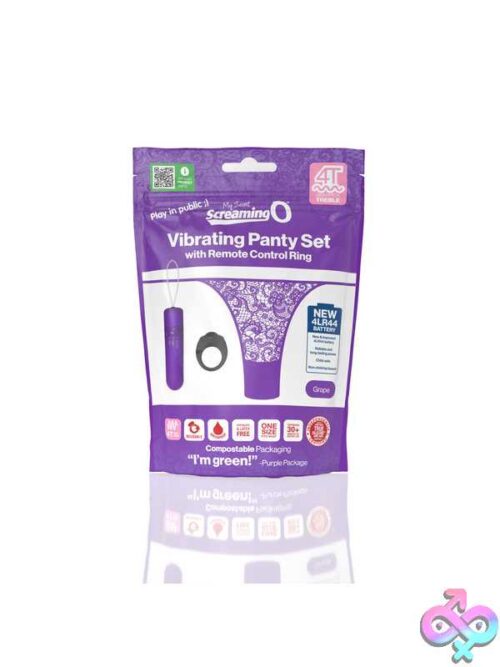 Screaming O 4T - Vibrating Panty Set With Remote Control Ring - Image 4