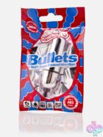 Compact silver bullet vibrator with one-touch button by Screaming O