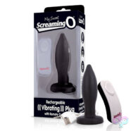 Screaming O Sex Toys - My Secret Remote Vibrating Plug - Black