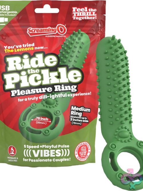 Screaming O Ride The Pickle Pleasure Ring Green - Image 2
