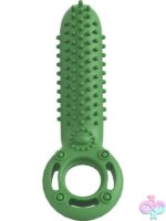 green vibrating pleasure ring Screaming O Ride The Pickle Pleasure Ring Green by Screaming O