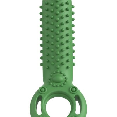 green vibrating pleasure ring Screaming O Ride The Pickle Pleasure Ring Green by Screaming O