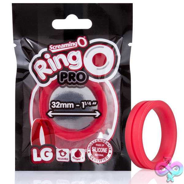 Discreet-Toys-Screaming-O-Ringo-Pro-Lg-Red-Each-Rp1-R-101E Ringo Pro Lg - Red - Each - Image 1