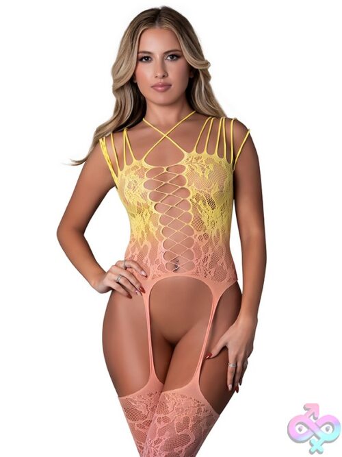 Seamless Body Stocking Ombre Sunset - Image 2