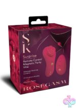 Secret Kisses Rosegasm Rose Surprise Panty Vibe - Red