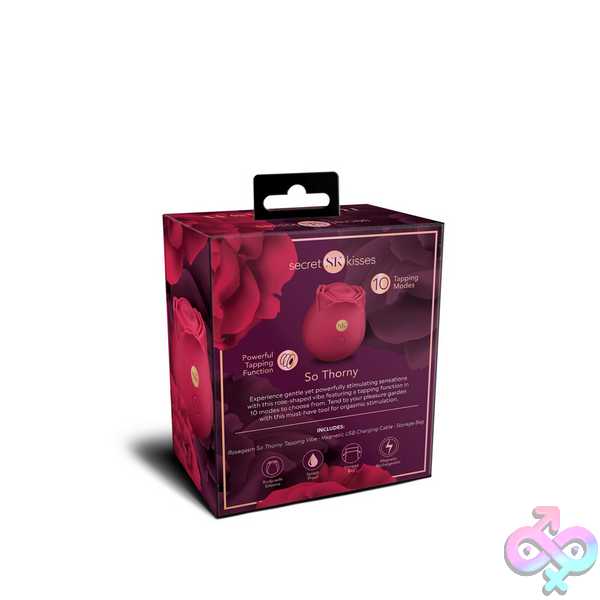Discreet-Toys-Secret-Kisses-Rosegasm-So-Thorny-Vibe-Red-Sk-1046 Secret Kisses Rosegasm So Thorny Vibe - Red - Image 1