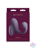 Secrets Maple warming dual motor silicone vibrator in gray by Ns Novelties