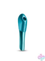 Seduction Nuvo Metallic Teal Air Pulse Clit Stimulator - Image 2