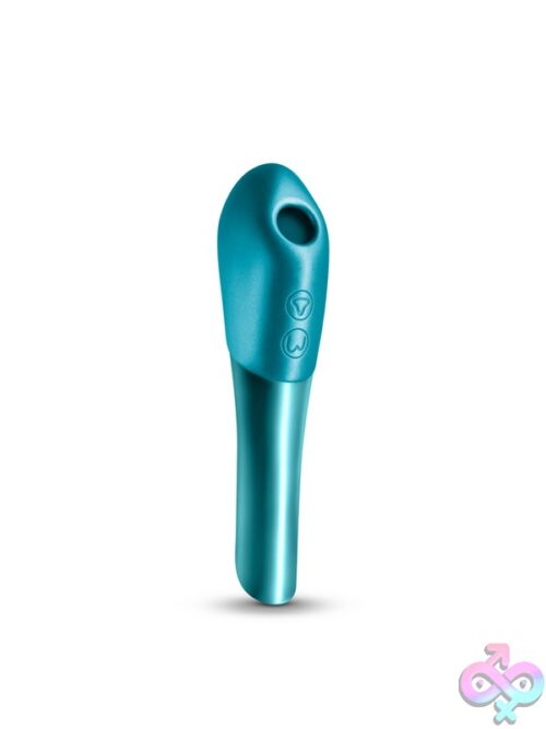 Seduction Nuvo Metallic Teal Air Pulse Clit Stimulator - Image 2
