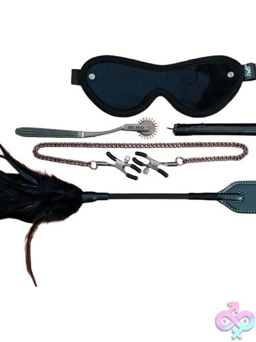 Sei Mio Sensuous 5-Piece Sensation Kinky Kit – Black - Image 2