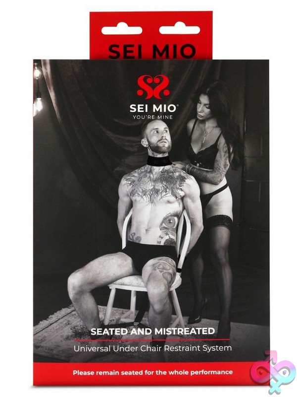 Discreet-Toys-Sei-Mio-Seated-And-Mistreated-Unique-Under-Chair-Restraint-System-Nu-Sm-041 Black Under-Chair Restraint System With Adjustable Straps By Sei Mio