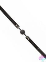 Sei Mio Strictly Come Quietly Soft Silicone Ball Gag – Black - Image 3