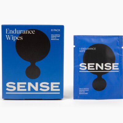 Sense Endurance Premature Ejaculation Wipes 6-pack cotton white by Sense