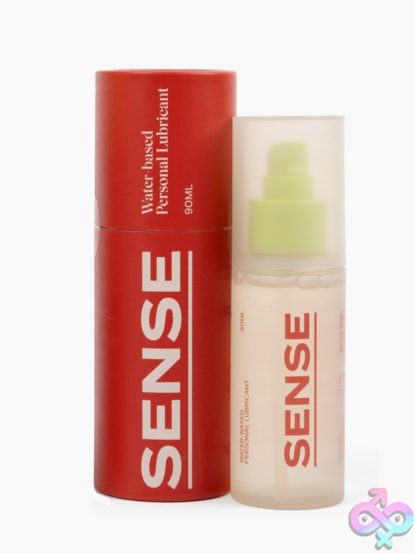 Discreet-Toys-Sense-Waterbased-Lubricant-90-Ml-Nu-Senslub90 Sense Waterbased Lubricant 90 Ml White Bottle — Ph-Balanced Aloe Vera Formula By Sense