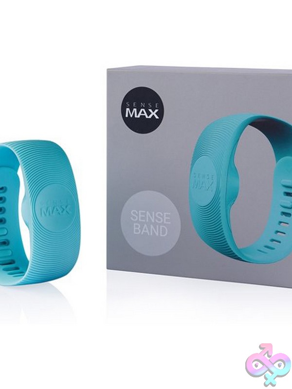 Discreet-Toys-Senseband-Turquoise-Nu-Sm-40071 Sensemax Senseband Interactive Vr Bluetooth Wristband In Turquoise Blue By Sensemax