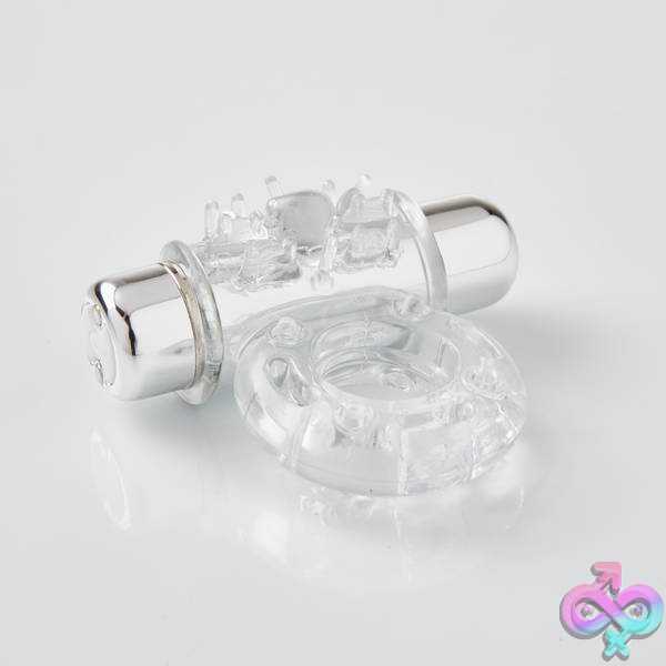 Discreet-Toys-Sensuelle-Sensuelle-7-Function-Rechargeable-Bullet-Ring-Clear-Bt-M36Cl Nu Sensuelle Ultra Flex Mate - Clear - Image 1