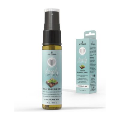 Deeply Love You Throat Relaxing Spray Chocolate Mint 1 fl oz by Sensuva