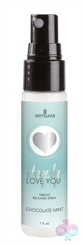 Deeply Love You Throat Relaxing Pray 1oz - Chocolate Mint Sensuva Sex Toys - Deeply Love You Throat Relaxing Pray 1oz - Chocolate Mint