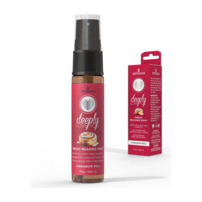 Deeply Love You Throat Relaxing Spray 1oz Cinnamon Roll by Sensuva