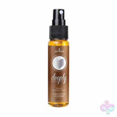 You Throat Relaxing Spray Chocolate Coconut by Sensuva - 1 fl oz gag reflex aid