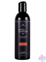 Sensuva citrus-scented hand sanitizer gel 8.12 oz black bottle with Vitamin E and 80% ethyl alcohol