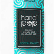 Sensuva Sex Toys - Handi Pop Handjob Massage Gel - Cotton Candy - 4.2 Oz.