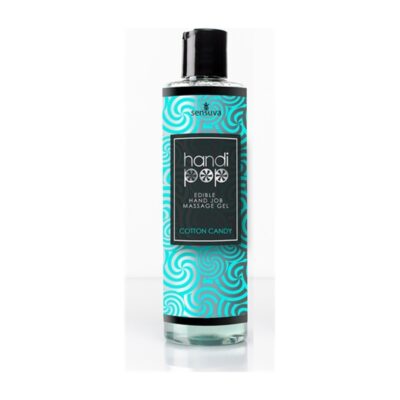 Handipop Edible Handjob Massage Gel Cotton Candy by Sensuva 4.2 fl oz pump bottle